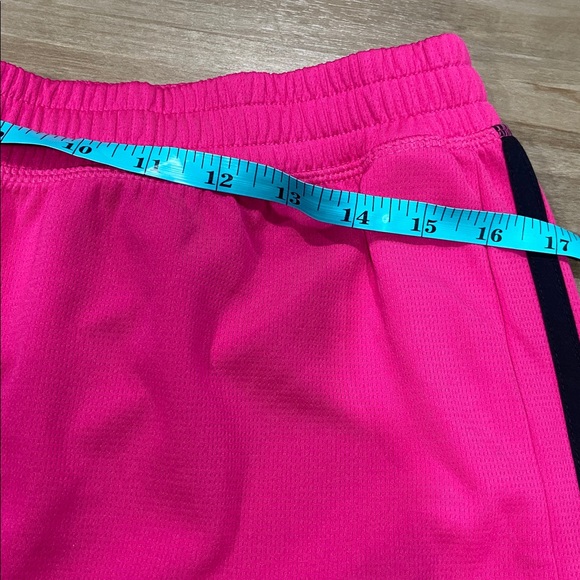 Adidas Women's Bright Pink Athletic Shorts - Picture 4 of 7